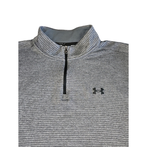 Under Armour Gray Men's Storm 1/4 Zip Sweater Size 2XLT - Picture 2 of 9